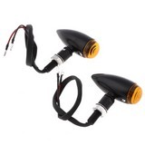 Alloy Yellow Led Turn Signal Indicator Light Lamp Bulb Shell